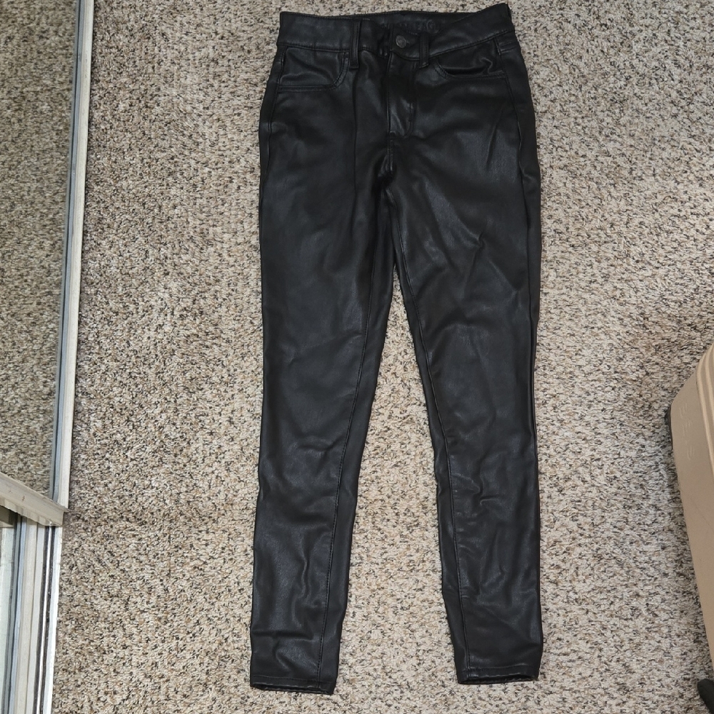 American Eagle Outfitters Black Stretch Pants
